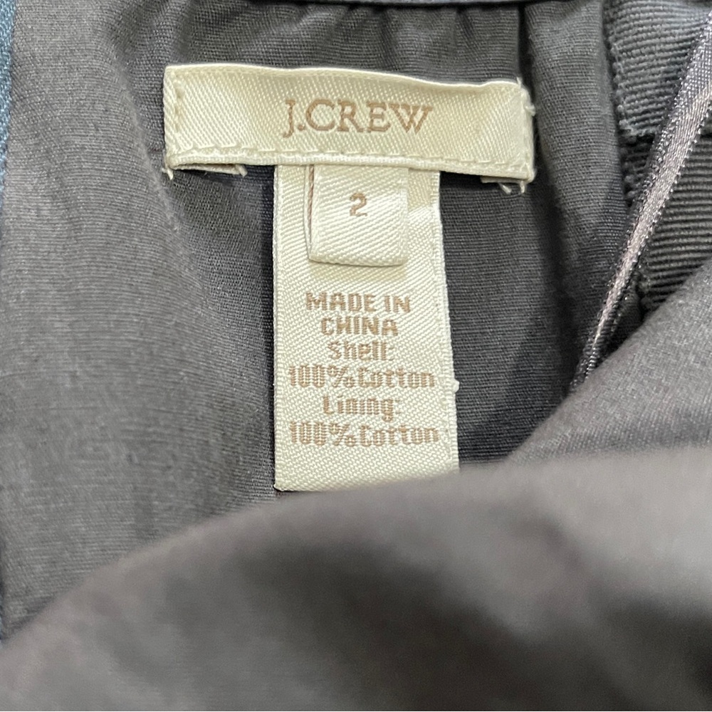 J. Crew Womens Dress Size 2 Gray Strapless Mini - Picture 5 of 12